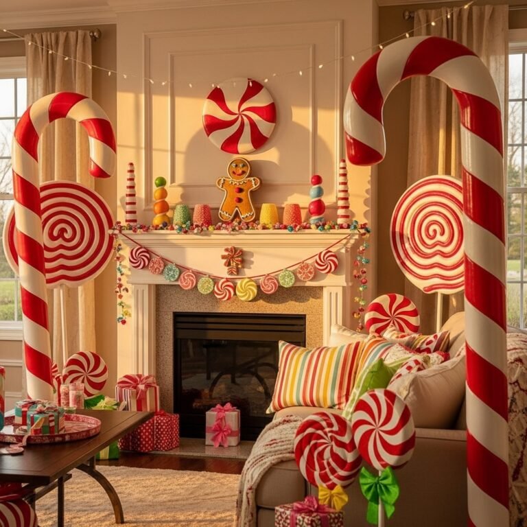 Candy Land Christmas Decor Ideas