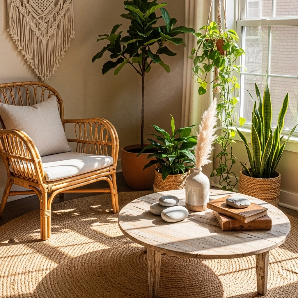 Natural Jute Braided Rug